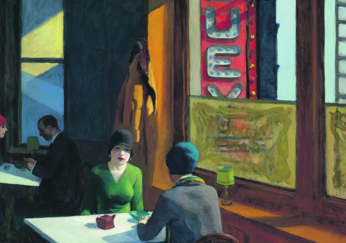 Chop Suey», Edward Hopper, 1929. © Heirs of Josephine N. Hopper / 2025, ProLitteris, Zurich