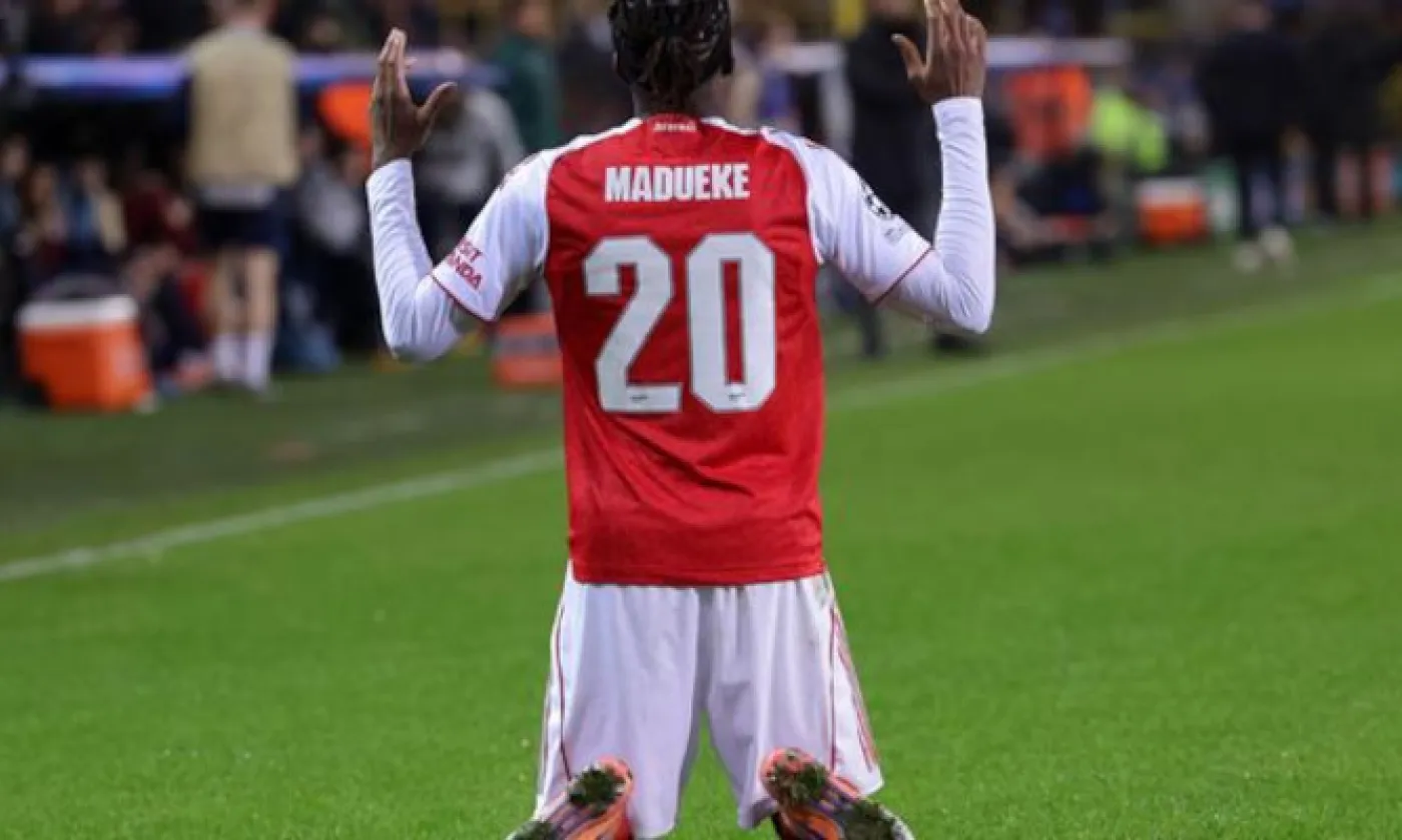 Le joueur d'Arsenal Noni Madueke.